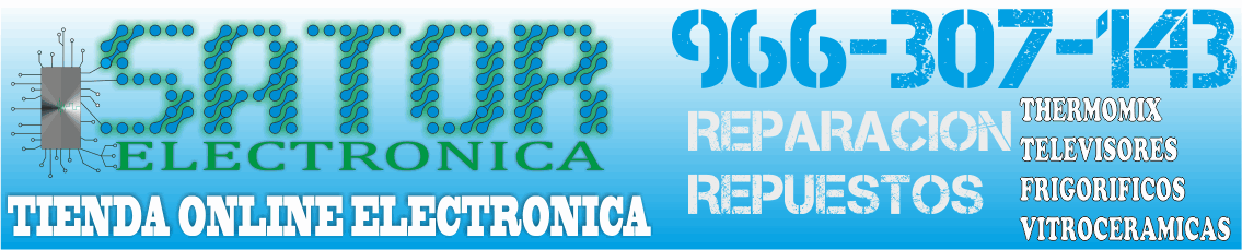 Logo de Sator Electrónica, reparación de electrodomésticos y placas